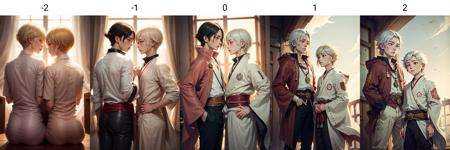 2boys ,howl no ugoku shiro,  <lora:tangbohu-detailmaker_v2.5:-2>