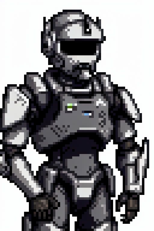 a man with an exo armor on Tensor.Art