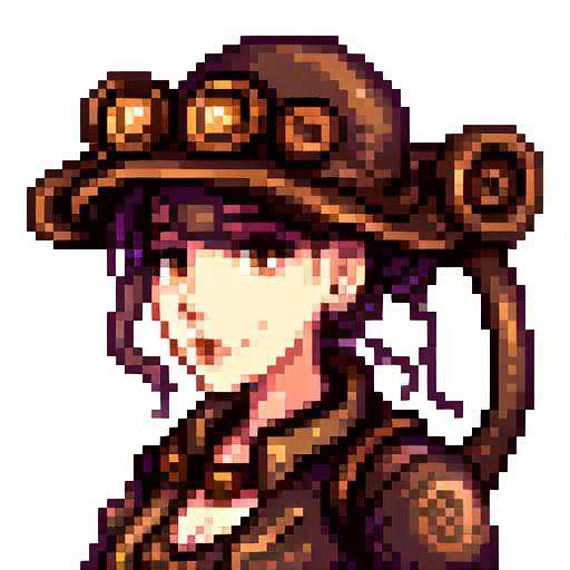 a beautiful woman wearing a steampunk outfit on Tensor.Art