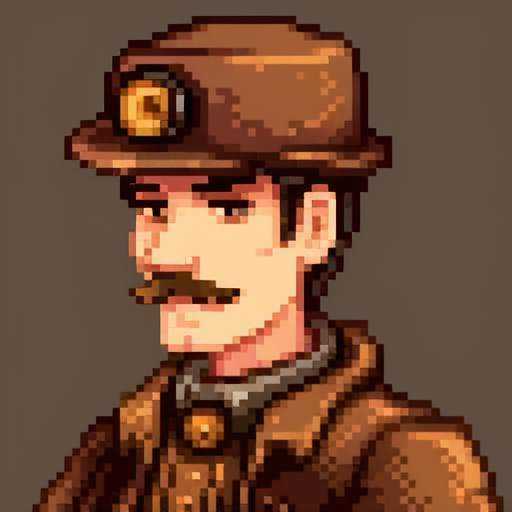 a man wearing a steampunk outfit on Tensor.Art