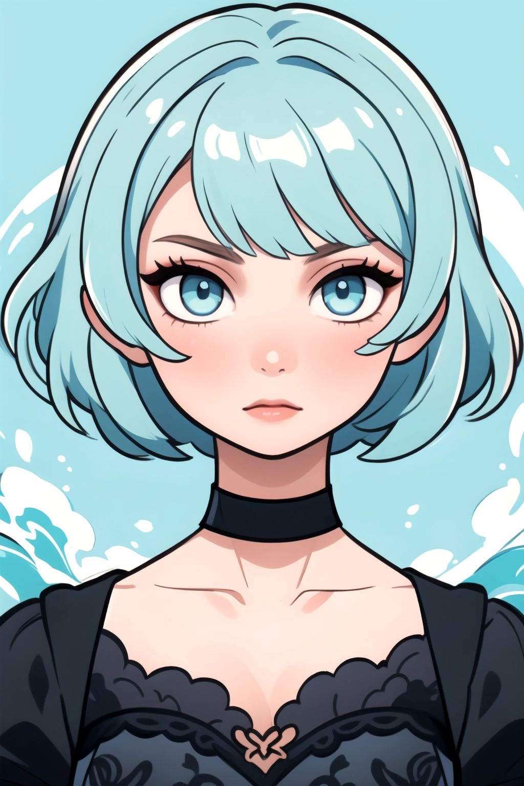 masterpiece,  face portrait,  | short hair on Tensor.Art