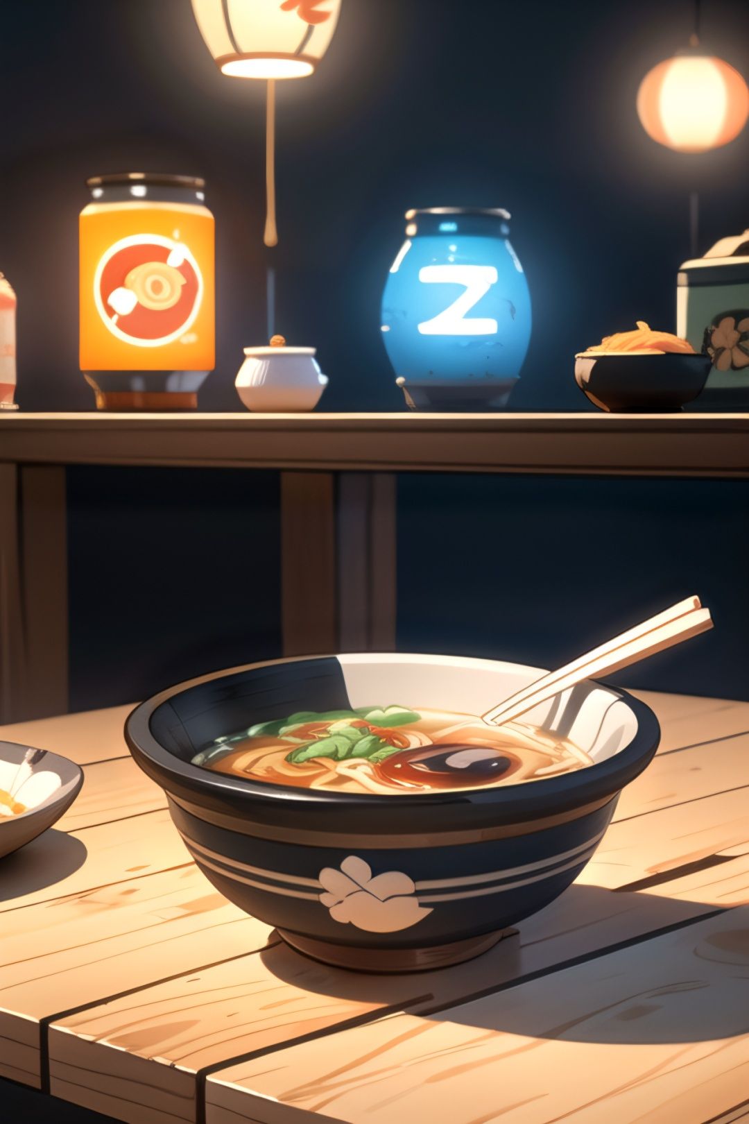 centered,  a dish ramen,  food on Tensor.Art
