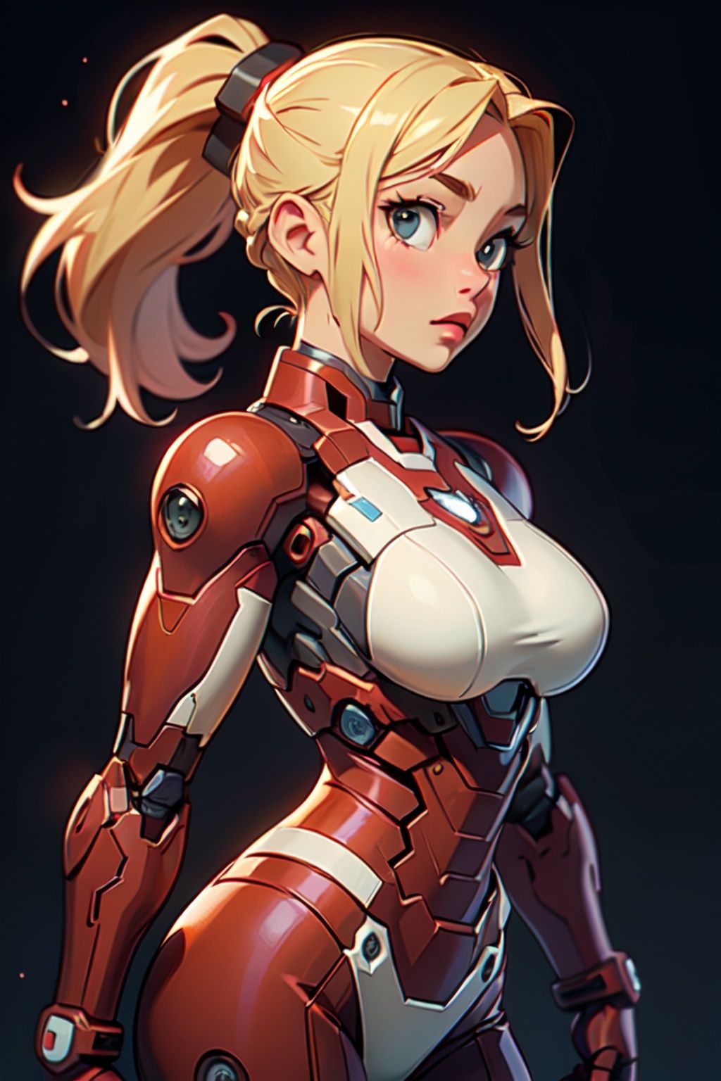 Ironman,  sexy girl ,  ghibli style on Tensor.Art