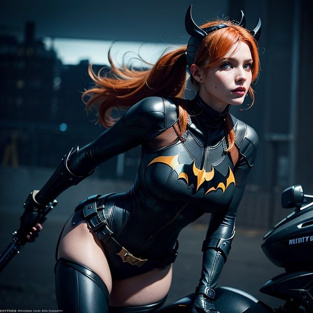 Batgirl,  batgirl full costume,  arkham knight on Tensor.Art