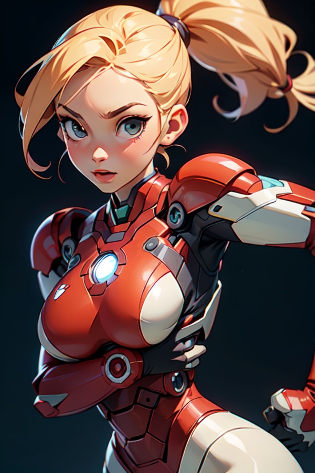 Ironman,  sexy girl ,  ghibli style on Tensor.Art