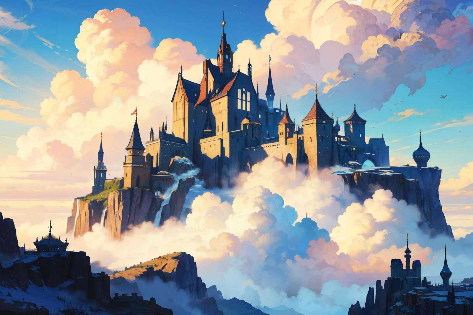 masterpiece,  best quality,  fantasy landscape on Tensor.Art
