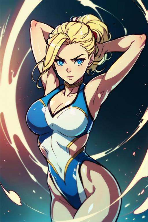 1girl,  blonde hair,  blue eyes on Tensor.Art
