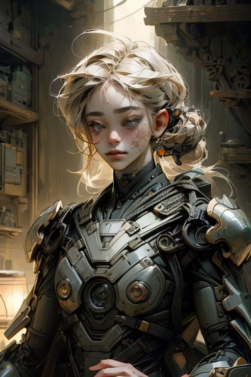 (RAW photo:1.2), (photorealistic:1.4),(masterpiece:1.3),(best quality:1.4),ultra high res,(detailed facial features),HDR,8k resolution, skin tight, (shiny skin),dreamlike,(extreme detailed illustration),check commentary,commentary request,scenery,no text, solo,(0boy:0), (1girl:2) <lora:羡慕更好的手定位:0.5><lora:苹果屁股:0.4> <lora:高挑、美丽、自信且具有超模比例的女士:0.4> <lora:wdw kehuanfeng:0.8>wdw kehuanfeng,Light, <lora:机甲Mecha:1>