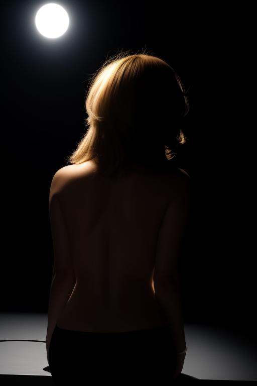 A [redhead::10] blond,  backlit on Tensor.Art