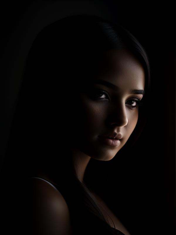 HyperSmoke,  award winning portrait photo of an young woman,  bokeh on Tensor.Art