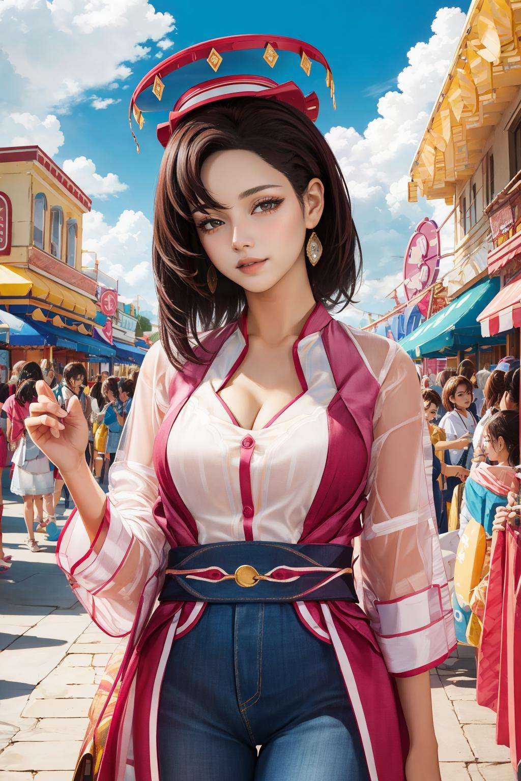 1girl,  solo,  looking at viewer on Tensor.Art