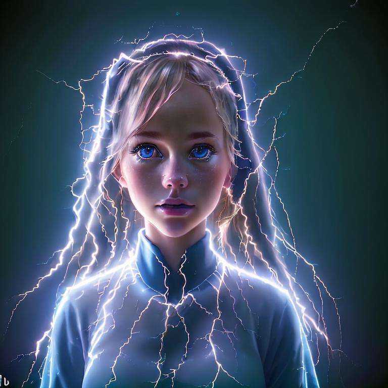 close-up portrait photo DonMl1ghtning MaeAI girl in a forest,  hyper detailed,  intricate by DonMischo on Tensor.Art