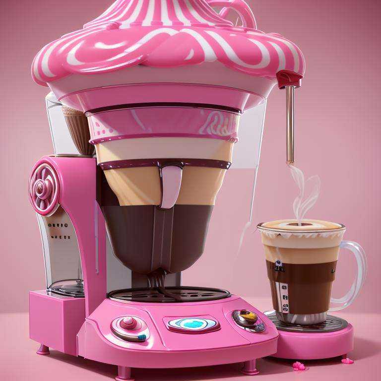 <lyco:CandyLandAI:.9> CandyLandAI coffee machine