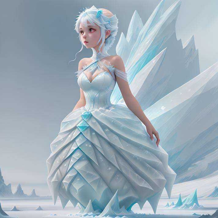 <lora:IceAI:1> girl with IceAI dress