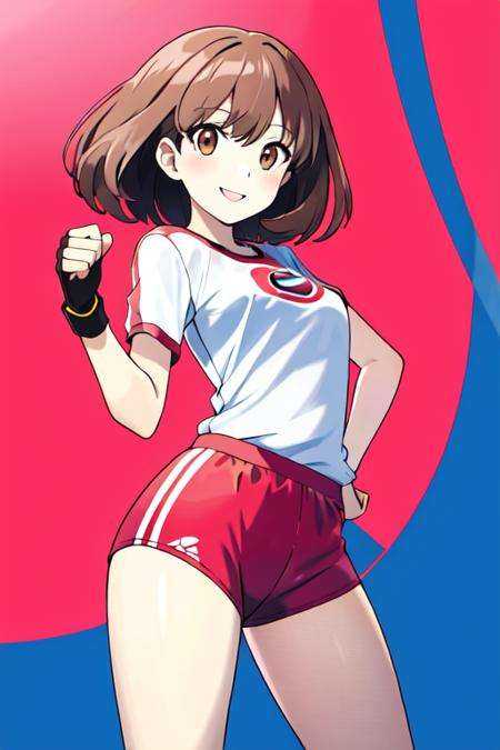 sugimori ken \(style\),  1girl,  bangs on Tensor.Art