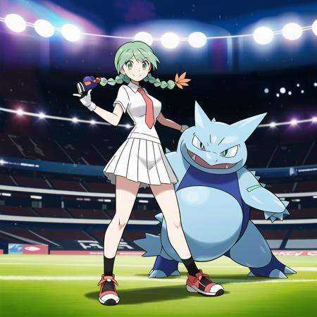 sugimori ken \(style\),  1girl,  breasts on Tensor.Art