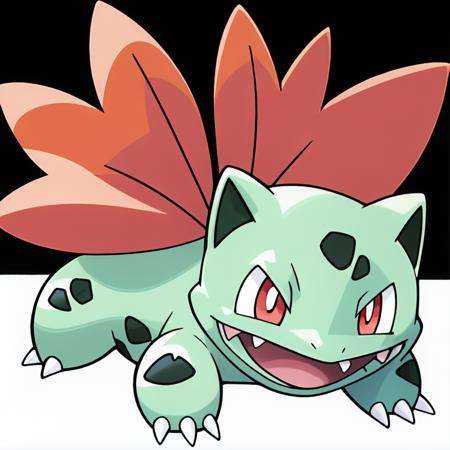sugimori ken \(style\),  bulbasaur,  solo on Tensor.Art