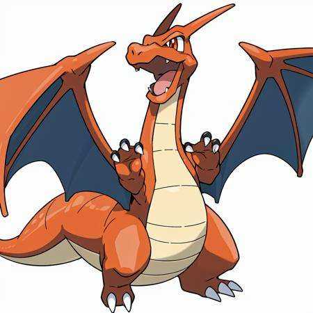 sugimori ken \(style\),  pokemon \(creature\),  dragonite on Tensor.Art