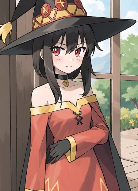 sugimori ken \(style\),  megumin,  1girl on Tensor.Art