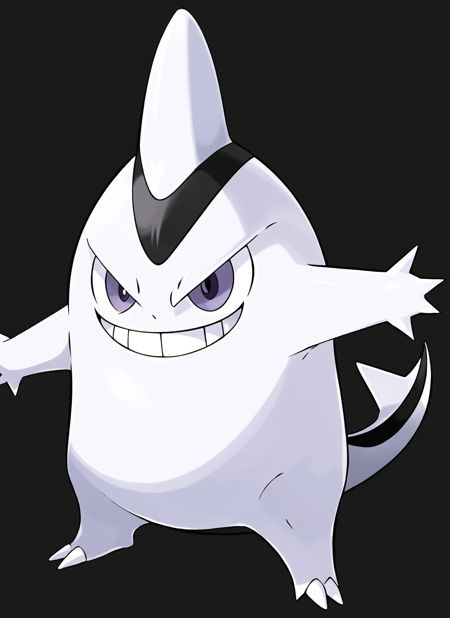 sugimori ken \(style\),  ghost and ground pokemon \(creature\),  full body on Tensor.Art