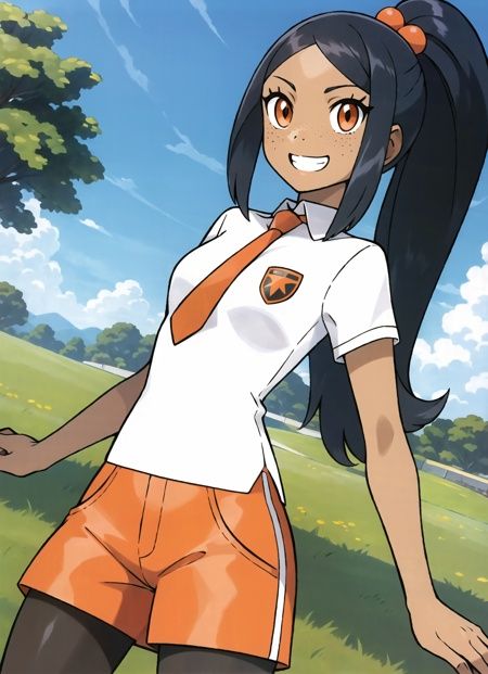 sugimori ken \(style\),  1girl,  black hair on Tensor.Art