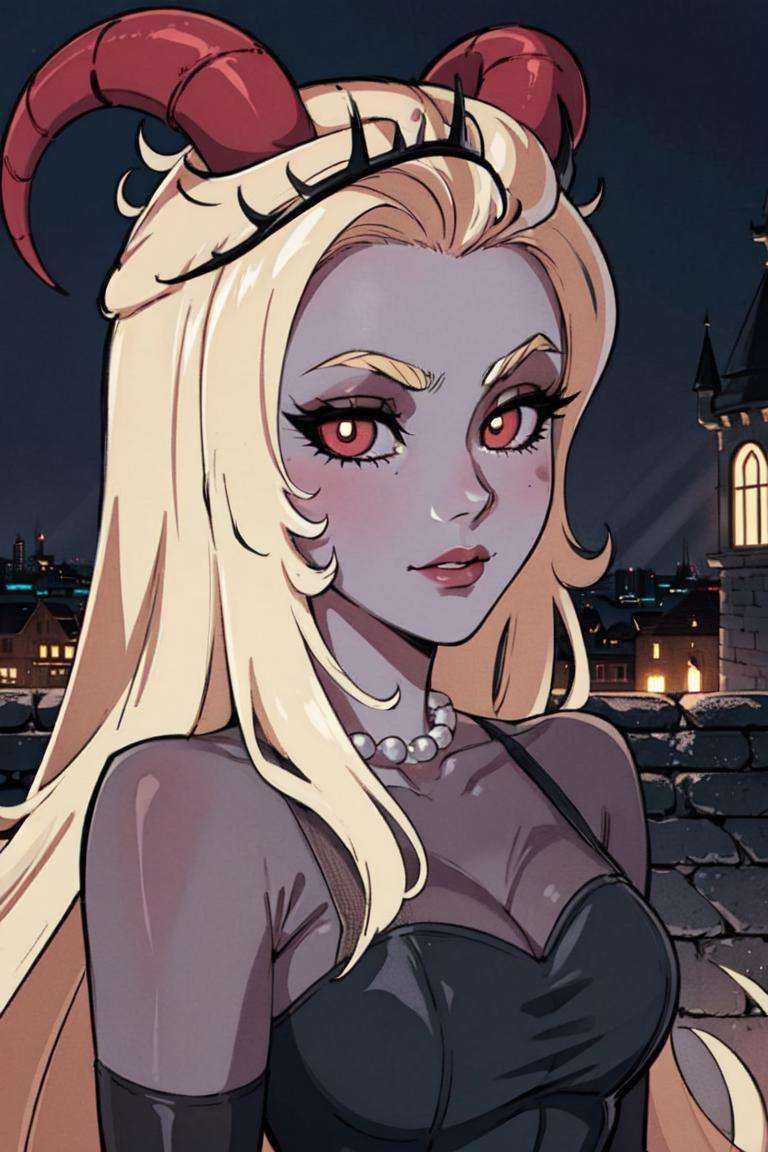 (grey/gray skin,  grey sclera,  long blonde hair on Tensor.Art