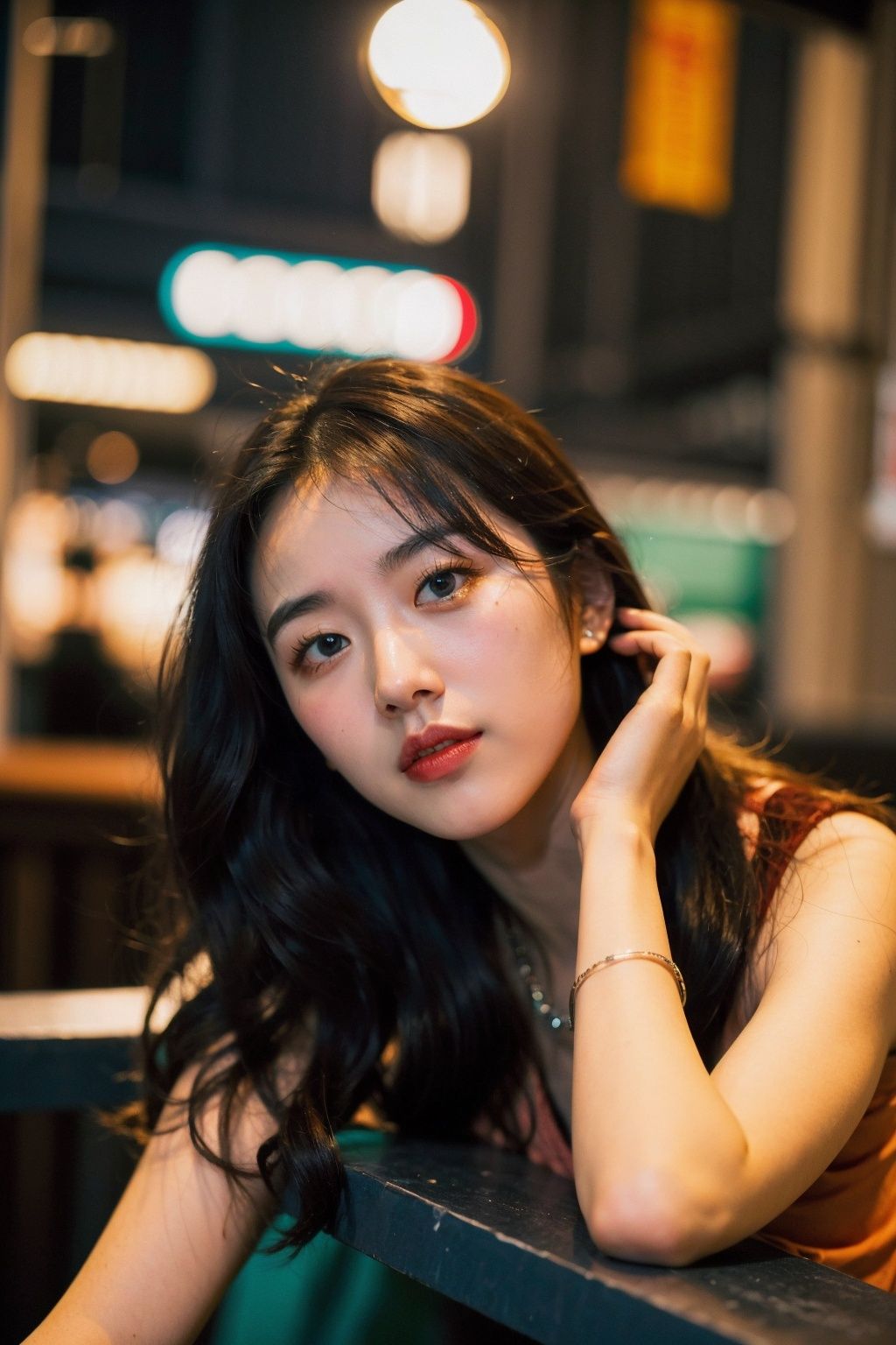 Best Quality,Masterpiece,Ultra High Resolution,(Realisticity:1.4),Original Photo,Cinematic Lighting,1Girl,Cute,<lora:HongKong_20230711220128:0.7>HongKong,HongKong Style,