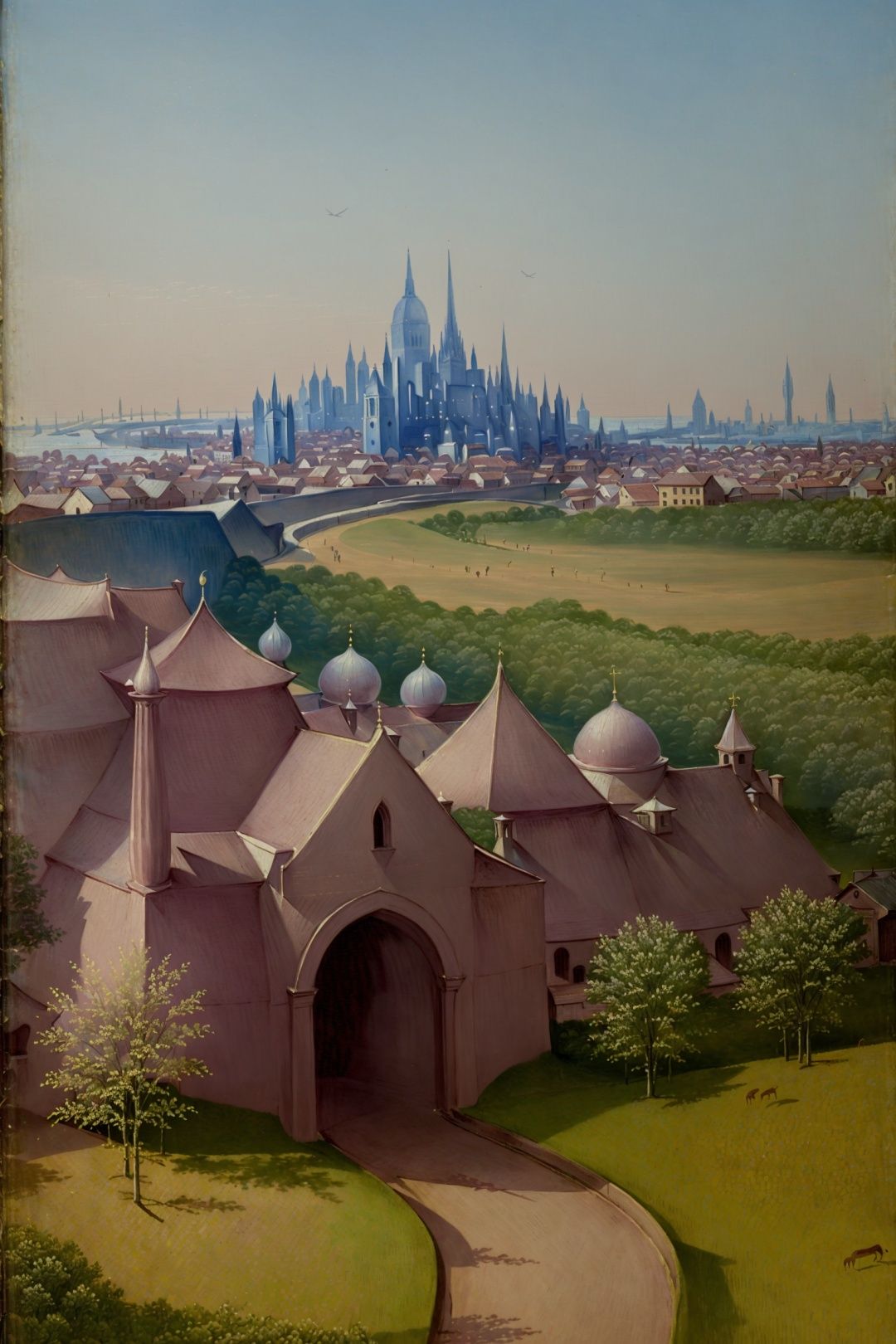 <lora:tgedv2-000004:1>,craquelure,a huge modern city