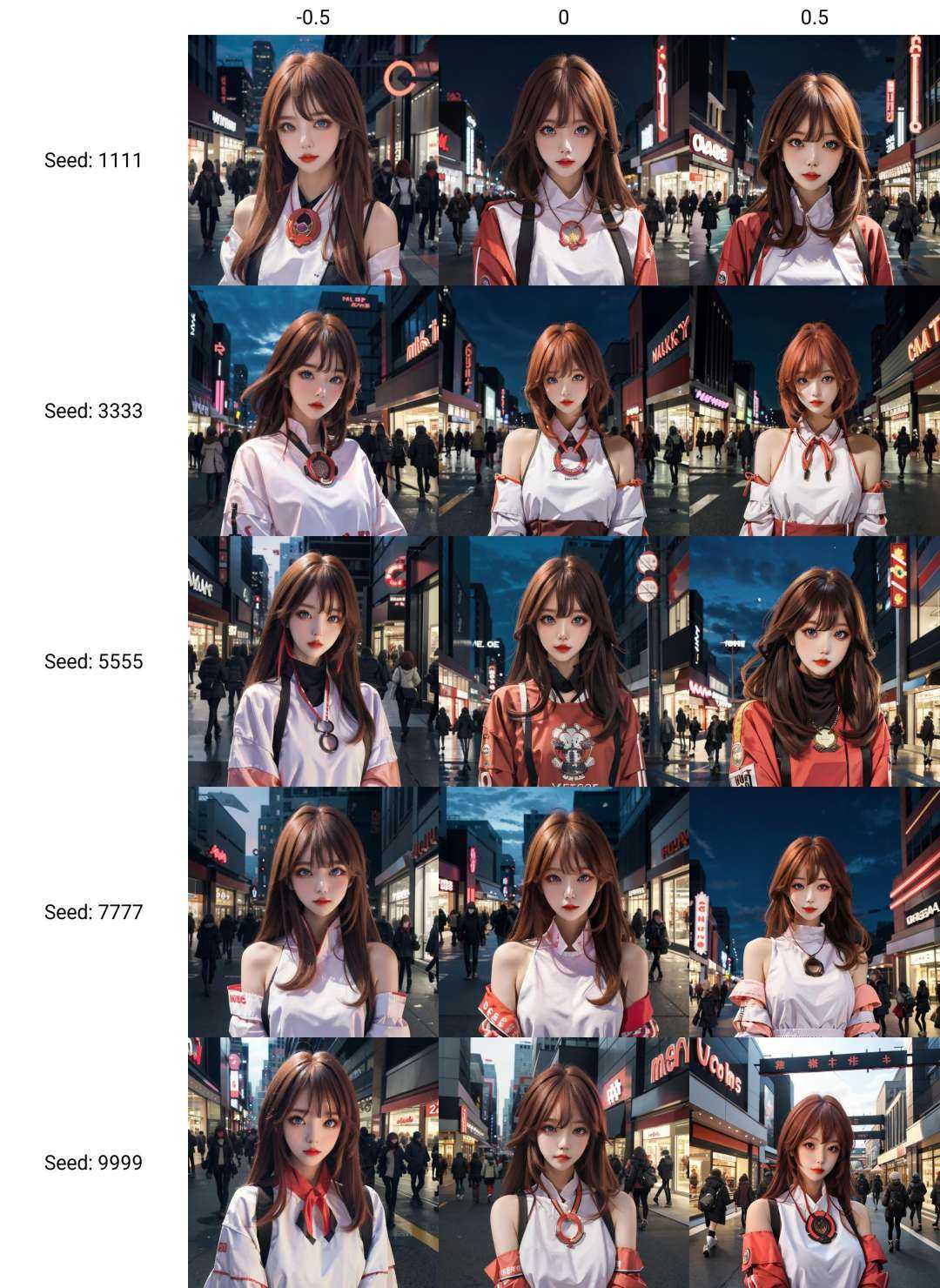 1girl, outdoors, cityscape, mall, neon trim, upper body, looking at viewer, <lora:depth:-0.5>,  <lora:YaeMiko_Test:0.65>