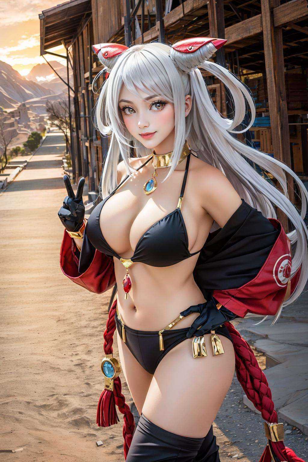 8k,  ((Big breasts)),  1girl on Tensor.Art