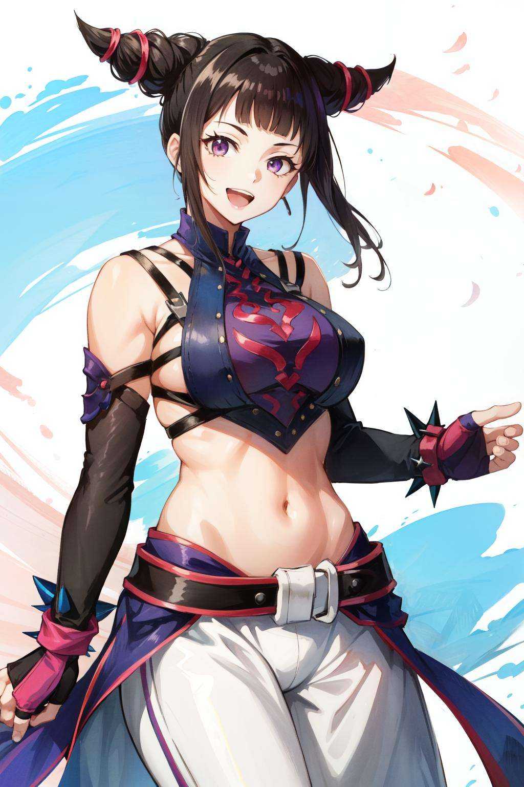 han juri(SF),  spikes,  1girl by Goofy Ai on Tensor.Art