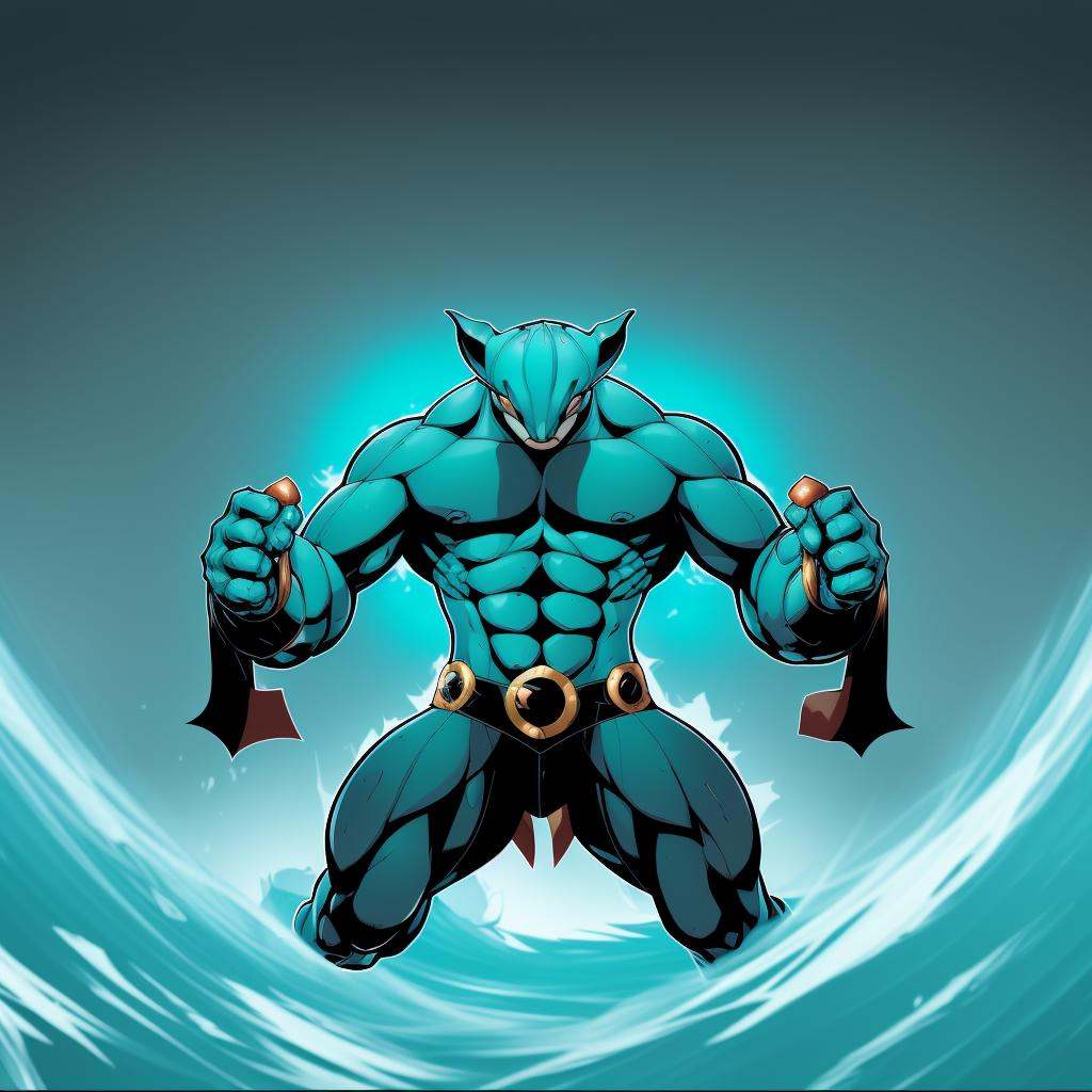 cartoon character, a God Porpoise , comic hero, 4k <lora:COMICS:1>