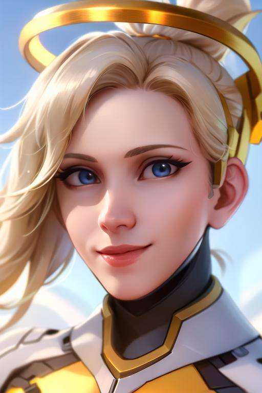 portrait,  mercy,  bodysuit on Tensor.Art