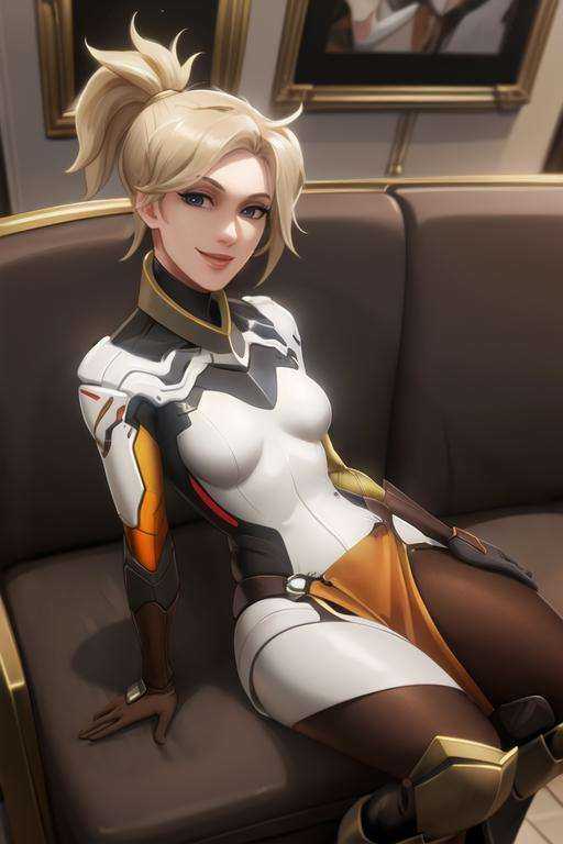 portrait,  mercy,  waist up on Tensor.Art