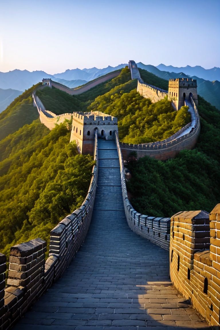 spring,the great wall,without humans,putting artificial flowers on trees, dusk, Throughout,<lora:changcheng:0.7>