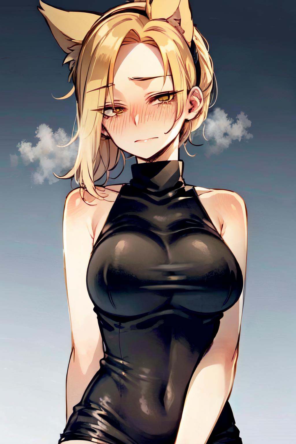 ratatatat74 style,  blush,  1girl by Goofy Ai on Tensor.Art
