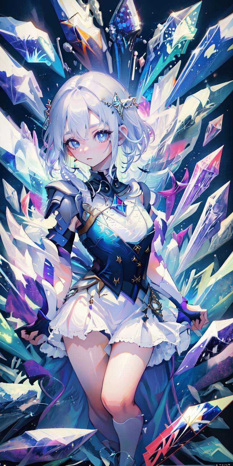 1girl,  white dress,  portrait on Tensor.Art