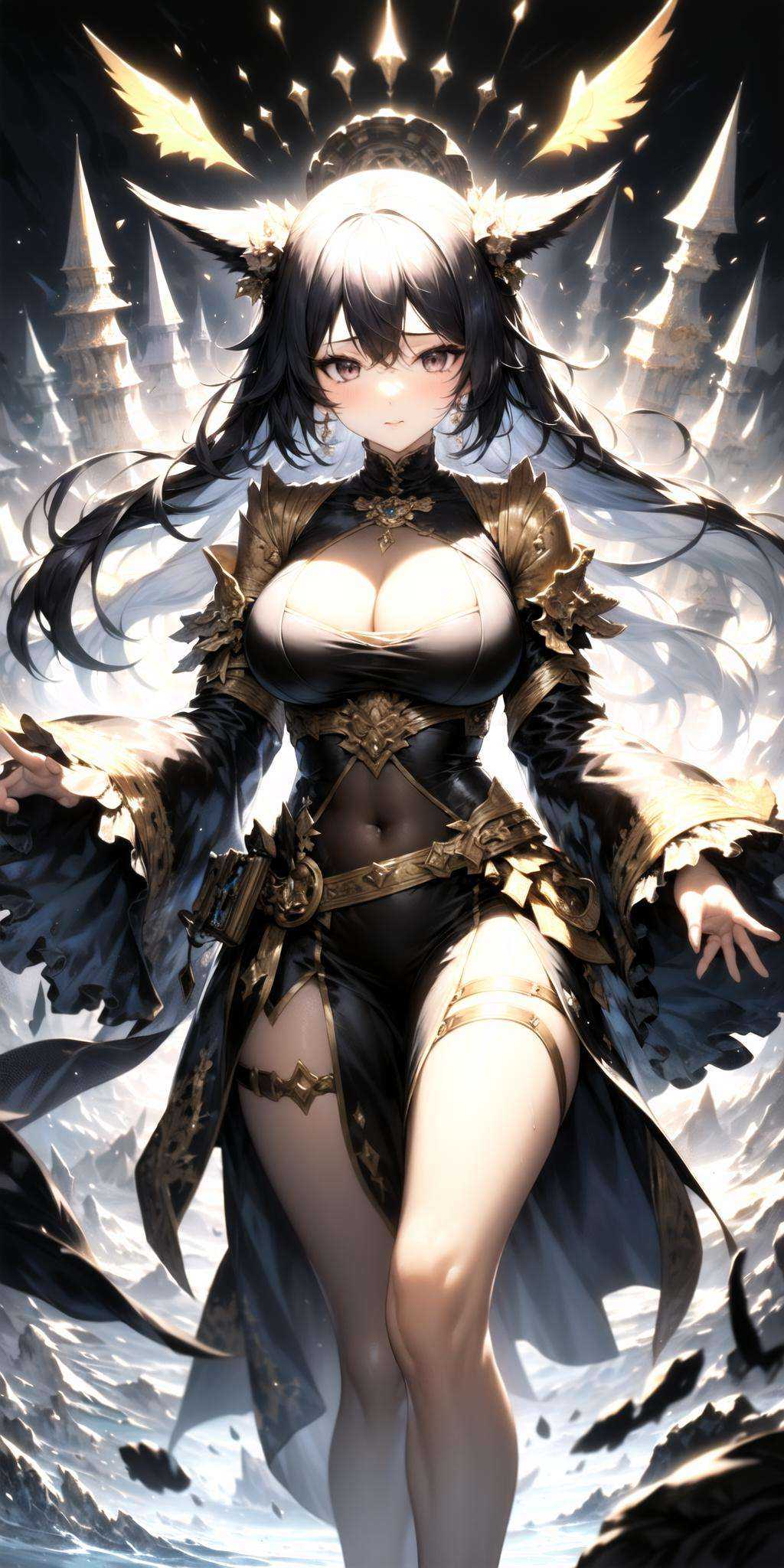 masterpiece, best quality, 1girl, gpts style, (dimensional shift:1.2), (shift:1.1) <lora:GPTS 18 Dynorm t2_17600:1>