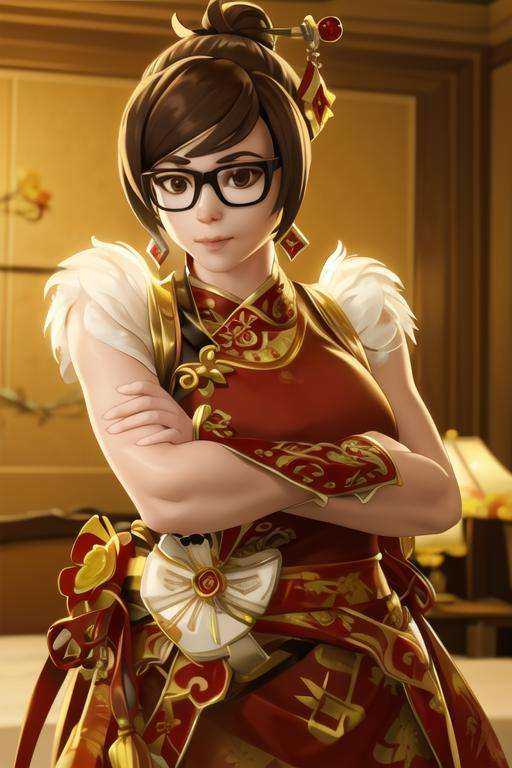 mei,  meiluna,  seductive pose on Tensor.Art