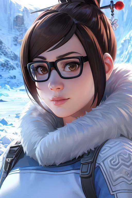 portrait,  waist up,  mei on Tensor.Art