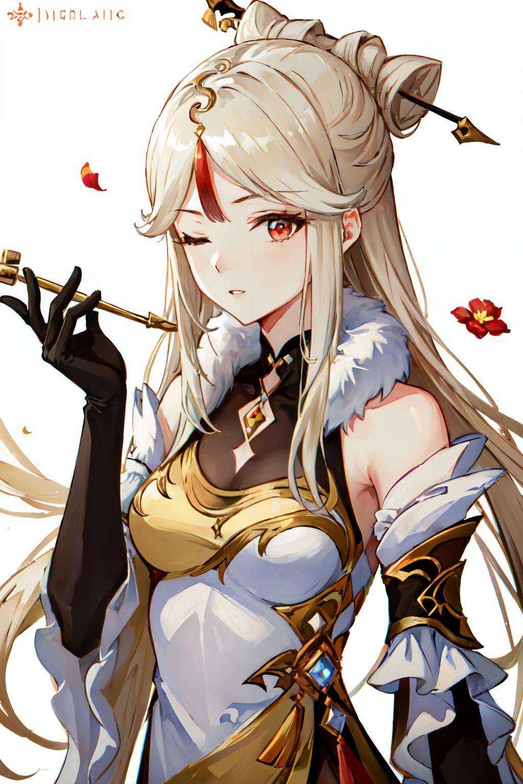 ningguang(genshin impact),  1girl,  artist name on Tensor.Art
