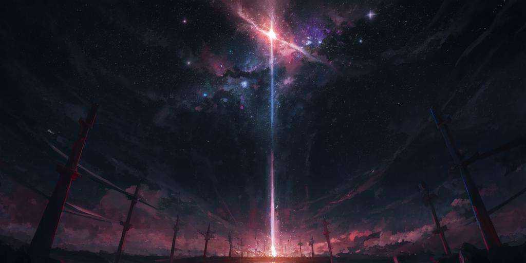[masterpiece,best quality,asterpiece,beautiful,extremely detailed CG unity 8k wallpaper,[[[surrounded by stars and planets and vines in the foreground|Disaster, doom, dust, art in ruins]:crystal shards The universe: the stars,hdneon lights, reflections, super detailed, realistic, hdr:0.7]:The final result is a stunning illustration of a surreal world with a focus on intricate details and colors:0.8]:sky_/(star/),Galaxies, meteors, stars,concept_art :0.4],(No human:1.5)