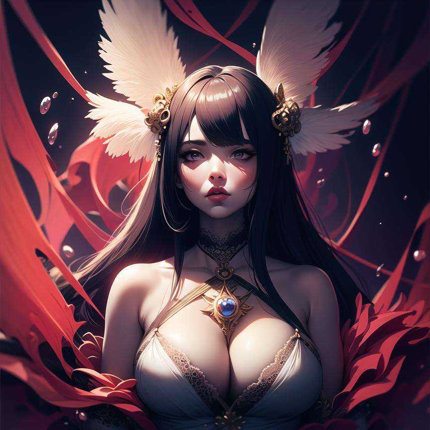 masterpiece, best quality, 1girl, upper body, powerful, abstract <lora:S12 ohwx Adan_18000:0.75>