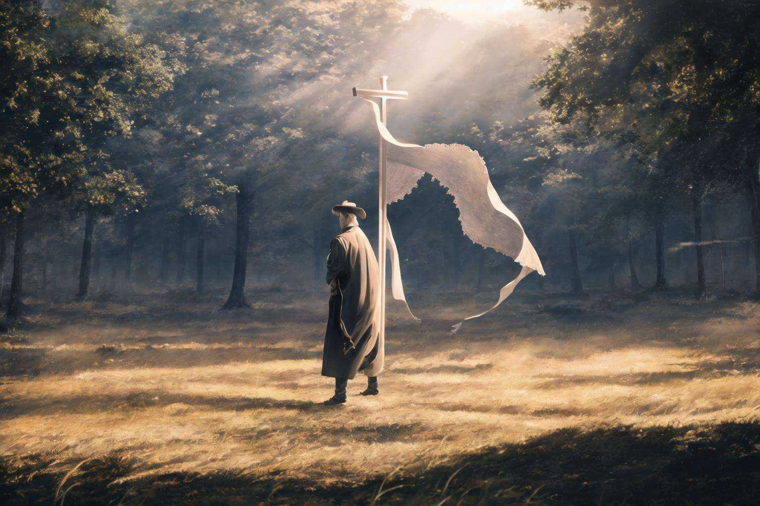 (masterpiece:1), (best quality:1),scenery, cowboy shot, (void:1.25),(nature:1.25),(cross:1.2),(expressive:1.25), (holy:1.25), (holy:1.25),(wind:1.15)