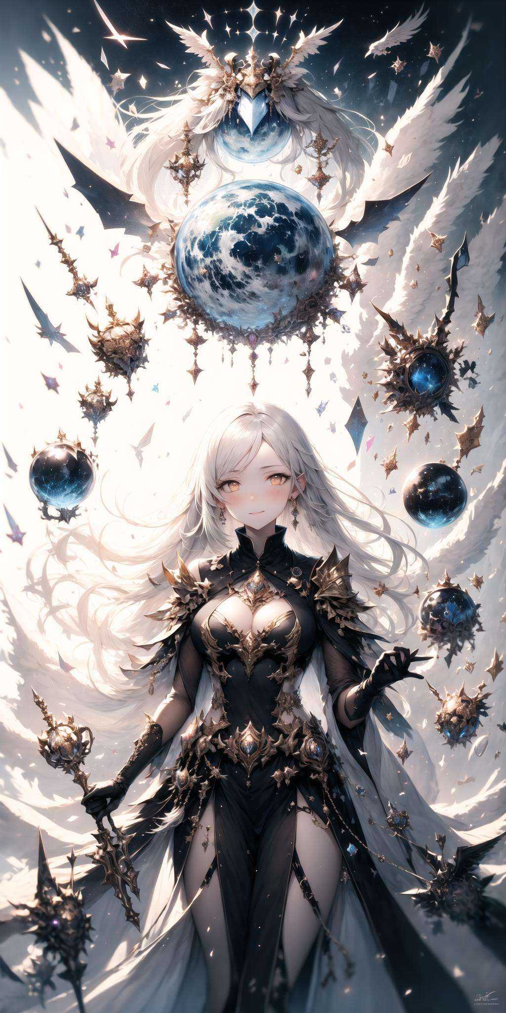 (masterpiece:1), (best quality:1),1girl, (solar:1.2), (creation:1.25), (glowing:1.15), white theme <lora:S12 v4.2 NAI_208163:1>