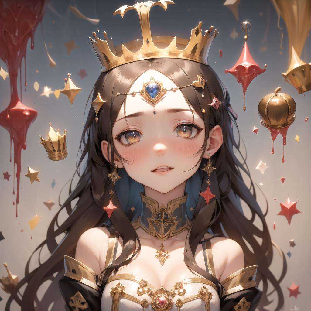 (masterpiece:1), (best quality:1),1girl, (abstract:1.25), (crown:1.25), (saint:1.25), brown theme<lora:S12 v4.2 NAI_208163:1>