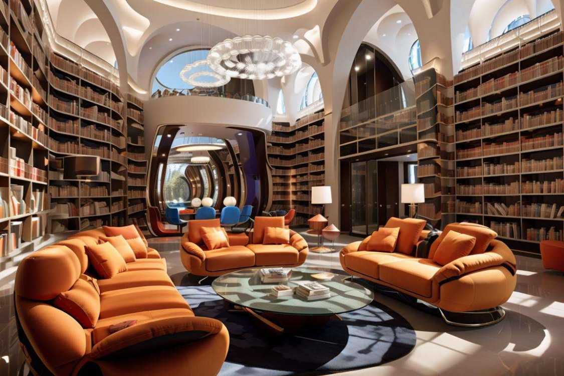 XSArchi_125图书馆+书房（家装）Library + Study (Home decoration) by 夏尚XSarchitectural on Tensor.Art