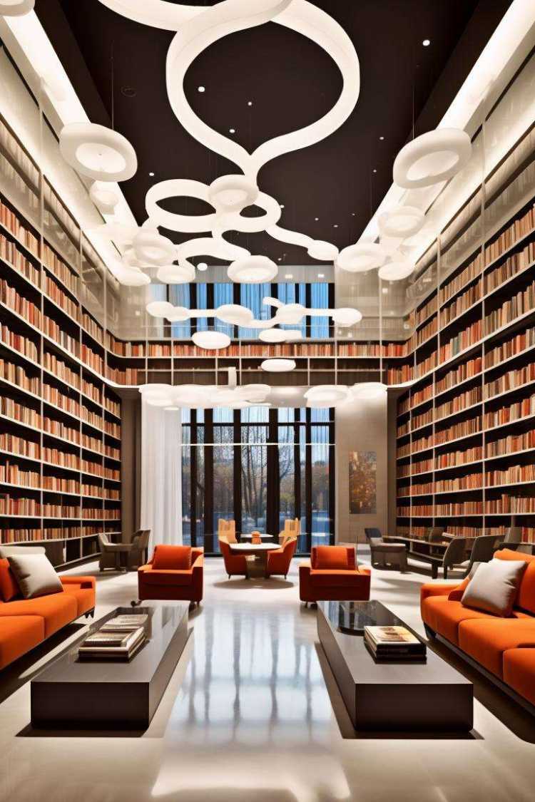 XSArchi_125图书馆+书房（家装）Library + Study (Home decoration) by 夏尚XSarchitectural on Tensor.Art