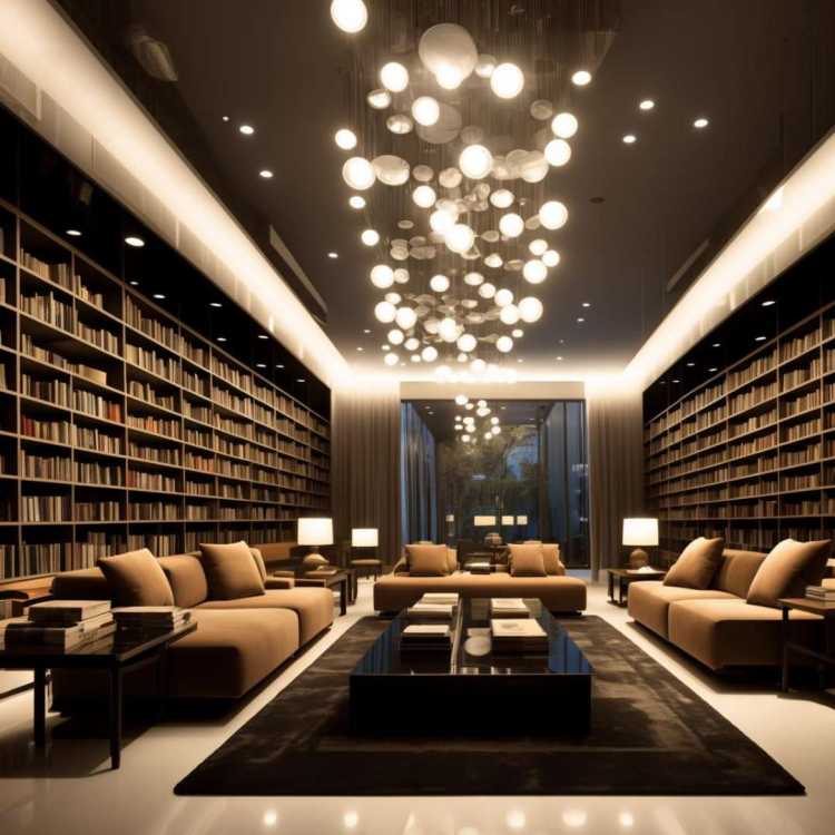 XSArchi_125图书馆+书房（家装）Library + Study (Home decoration) by 夏尚XSarchitectural on Tensor.Art
