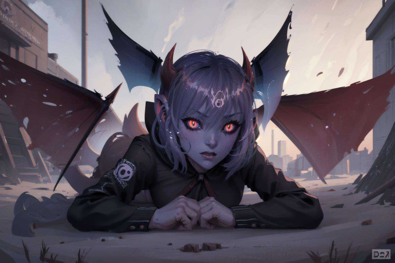 Discord-chan,  1girl,  DemonicT on Tensor.Art